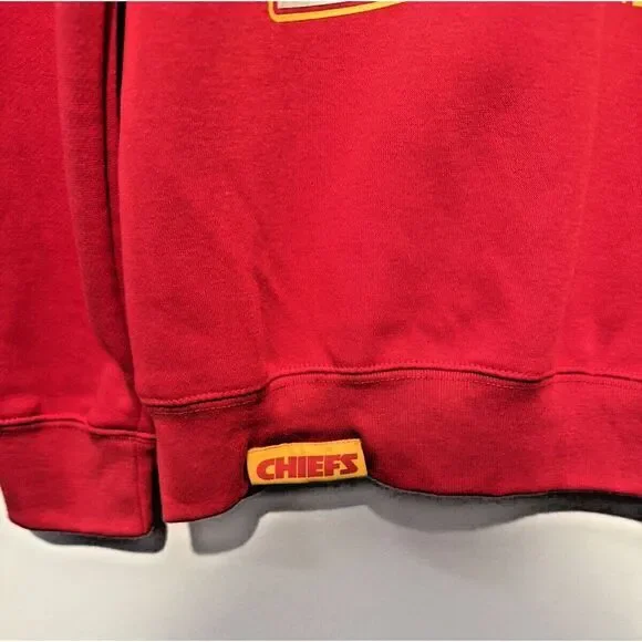 NFL Kansas‎ City Chiefs Adult Large Red Crewneck Sweatshirt UltraGame Vintage - Picture 2 of 8